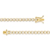 Thumbnail Image 2 of 3 CT. T.W. Certified Lab-Created Tennis Bracelet in 14K Gold (F/SI2)