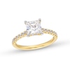 Thumbnail Image 0 of 1-7/8 CT. Certified Princess-Cut Lab-Created Diamond Engagement Ring in 14K Gold (F/VS2)
