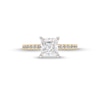 Thumbnail Image 3 of 1-7/8 CT. Certified Princess-Cut Lab-Created Diamond Engagement Ring in 14K Gold (F/VS2)