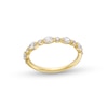 Thumbnail Image 0 of 5/8 CT. T.W. Certified Oval and Round Diamond Alternating Anniversary Band in 14K Gold (I/SI2)