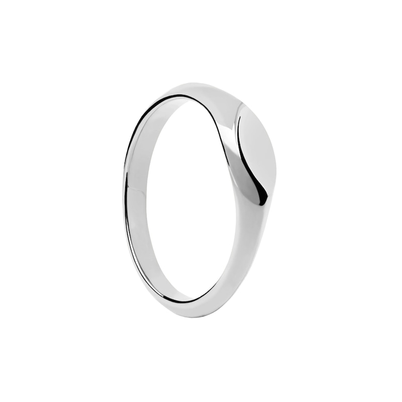 PDPAOLA™ at Zales Marquise-Shaped Signet Ring in Sterling Silver