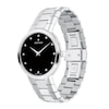 Thumbnail Image 1 of Men's Movado Faceto 1/20 CT. T.W. Diamond Watch with Black Dial (Model: 0607865)