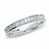 Thumbnail Image 1 of Previously Owned - 1/2 CT. T.W. Princess-Cut and Baguette Diamond Channel Band in 14K White Gold