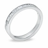 Thumbnail Image 2 of Previously Owned - 1/2 CT. T.W. Princess-Cut and Baguette Diamond Channel Band in 14K White Gold