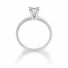Thumbnail Image 3 of Previously Owned - 1/5 CT. Square-Cut Diamond Solitaire Engagement Ring in 14K White Gold