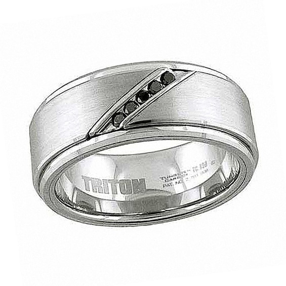 Stainless Steel Diamond-Cut Striped Step-Edge Comfort Fit Wedding Flat Band Ring Stainless Steel Diamond-Cut Striped Step-Edge Comfort Fit Wedding Flat Band Ring