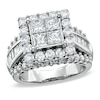 Thumbnail Image 0 of Previously Owned - 3 CT. T.W. Quad Princess-Cut Diamond Engagement Ring in 14K White Gold