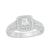 Thumbnail Image 0 of Previously Owned - Vera Wang Love Collection 1 CT. T.W. Princess-Cut Diamond Engagement Ring in 14K White Gold
