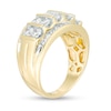 Thumbnail Image 2 of Previously Owned - Men's 2 CT. T.W. Champagne Diamond Multi-Row Column Ring in 10K Gold