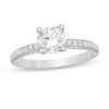 Thumbnail Image 0 of Previously Owned - Celebration Ideal 1 CT. T.W. Diamond Engagement Ring in 14K White Gold