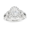 Thumbnail Image 0 of Previously Owned - Kleinfeld® x Zales 2-1/5 CT. T.W. Oval Lab-Created Diamond Split Shank Engagement Ring in Platinum