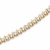 Thumbnail Image 1 of 2 CT. T.W. Diamond "S" Tennis Bracelet in 10K Gold