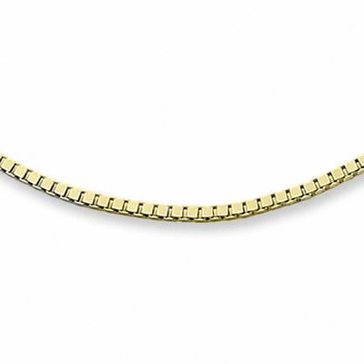 Ladies 0 85mm Box Chain Necklace In 14k Gold 18 Zales Ladies 0 85mm Box Chain Necklace In 14k Gold 18 Zales