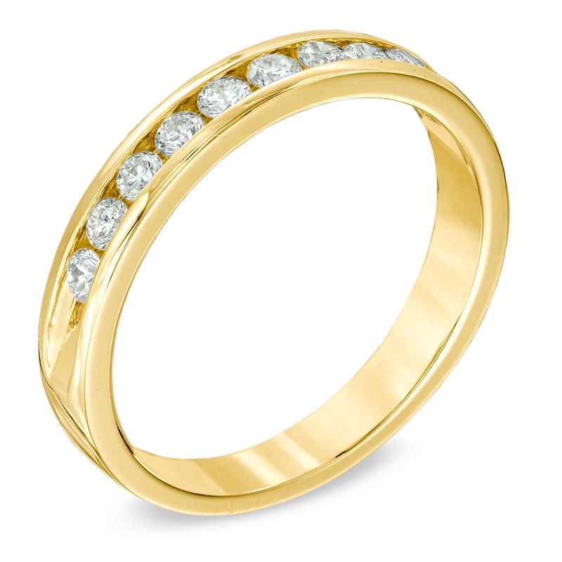 1/2 CT. T.W. Diamond Channel Band in 14K Gold