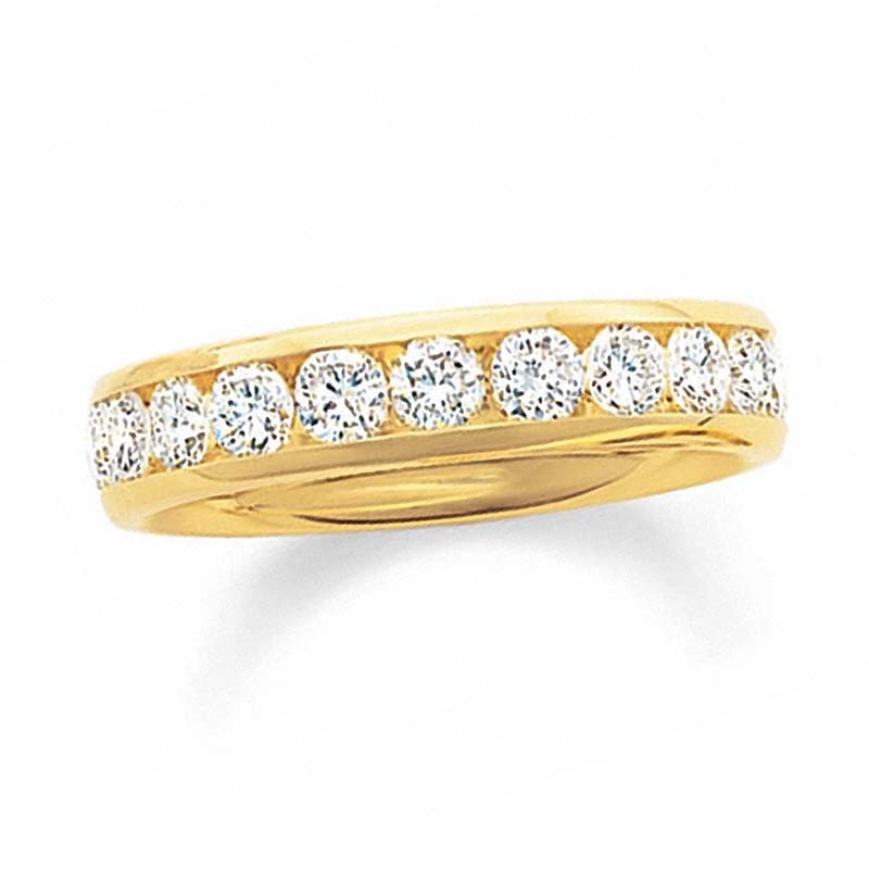 1 CT. T.W. Diamond Channel Band in 14K Gold