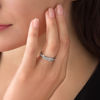Thumbnail Image 3 of 1 CT. T.W. Diamond Channel Band in 14K White Gold