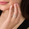 Thumbnail Image 3 of 1/4 CT. T.W. Diamond Channel Band in 14K White Gold