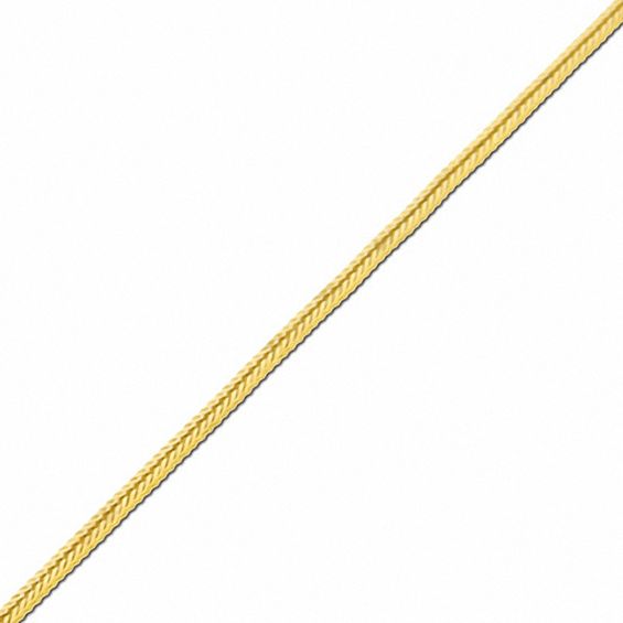 Ladies' 1.1mm Foxtail Chain Necklace In 14K Gold - 18