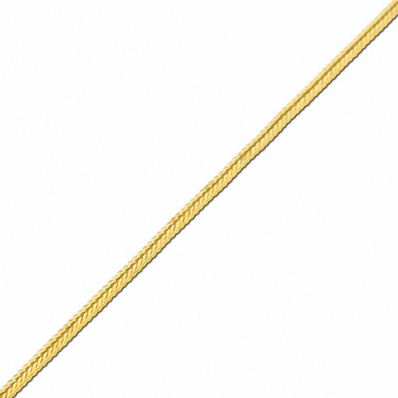 Main Image 1 of Ladies' 1.1mm Foxtail Chain Necklace in 14K Gold - 18"