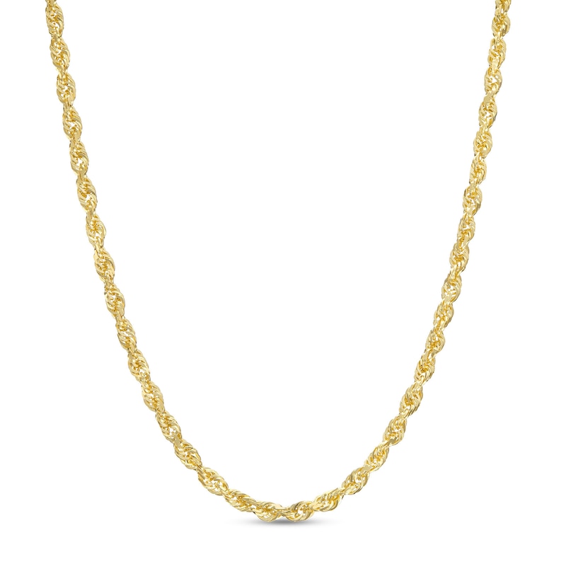 Main Image 1 of 1.75mm Diamond-Cut Rope Chain Necklace in 14K Gold - 20"