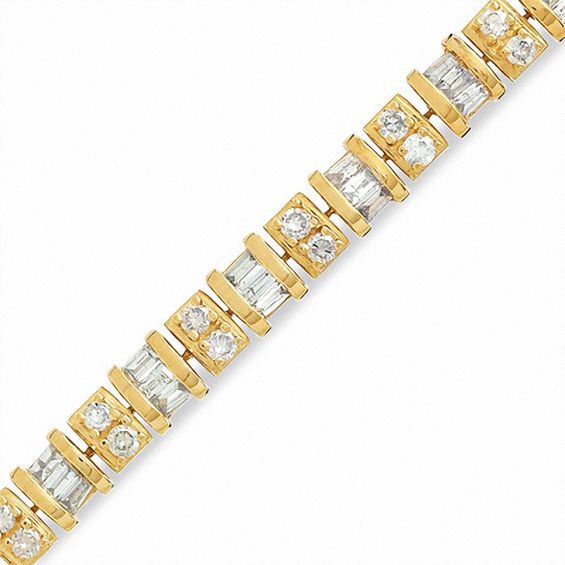 4 CT. T.w. Diamond Fashion Bracelet in 14K Gold