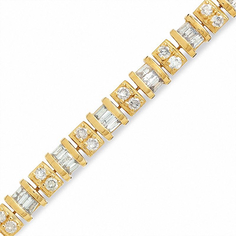 Main Image 1 of 4 CT. T.W. Diamond Fashion Bracelet in 14K Gold
