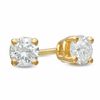 Thumbnail Image 0 of 1/3 CT. T.W. Diamond Solitaire Stud Earrings in 14K Gold