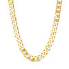 Thumbnail Image 0 of Men's Curb Chain Necklace in Solid 10K Gold - 22"