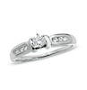 Thumbnail Image 0 of 1/4 CT. T.W. Diamond Engagement Ring in Platinum