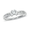 Thumbnail Image 1 of 1/4 CT. T.W. Princess-Cut Solitaire Engagement Ring in Platinum