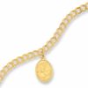 Thumbnail Image 1 of 10K Gold Bracelet and Charm With a mother and a child