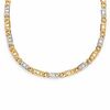 Thumbnail Image 1 of Men's 6.0mm Figaro Chain Necklace in 10K Two-Tone Gold - 22"