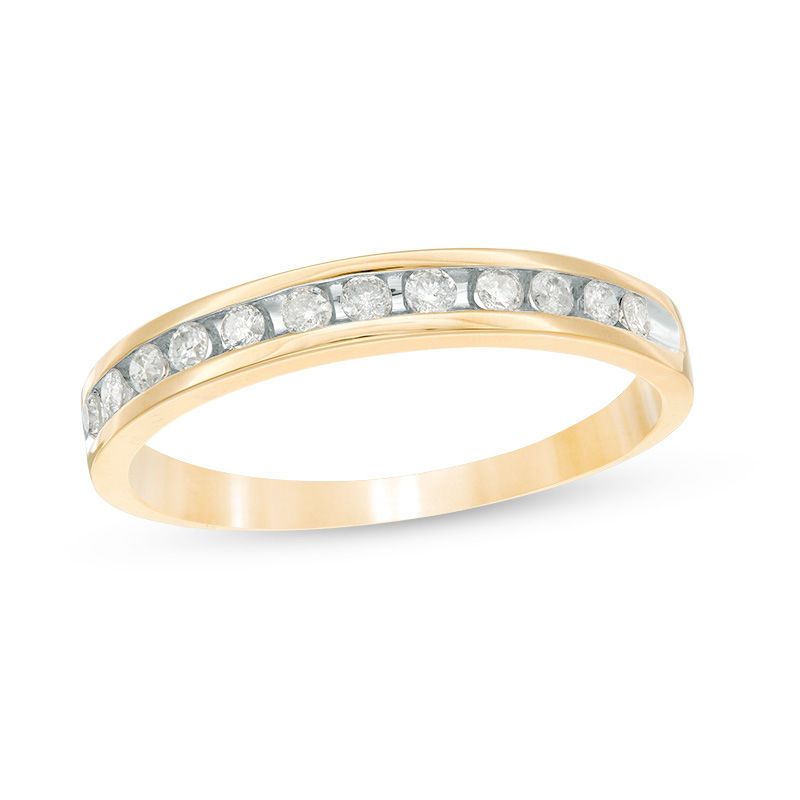 1/4 CT. T.W. Diamond Love Ring in 10K Gold