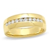 Thumbnail Image 0 of Men's 1/2 CT. T.W. Diamond Channel Band in 14K Gold