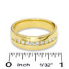 Thumbnail Image 2 of Men's 1/2 CT. T.W. Diamond Channel Band in 14K Gold