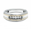 Thumbnail Image 1 of Men's 1/2 CT. T.W. Diamond Five Stone Band in 10K Two-Tone Gold