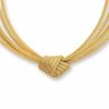 Thumbnail Image 0 of 14K Gold 5 Strand Knotted Mesh Necklace