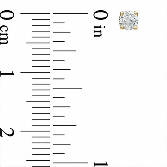 1/4 CT. T.w. Certified Diamond Solitaire Stud Earrings in 14K Gold