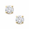 Thumbnail Image 1 of 1-1/2 CT. T.W. Certified Diamond Solitaire Stud Earrings in 14K Gold