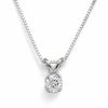 Thumbnail Image 0 of 1/5 CT. Diamond Solitaire Pendant in 14K White Gold