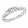 Thumbnail Image 3 of 1 CT. T.W. Diamond Past Present Future® Engagement Ring in 14K White Gold