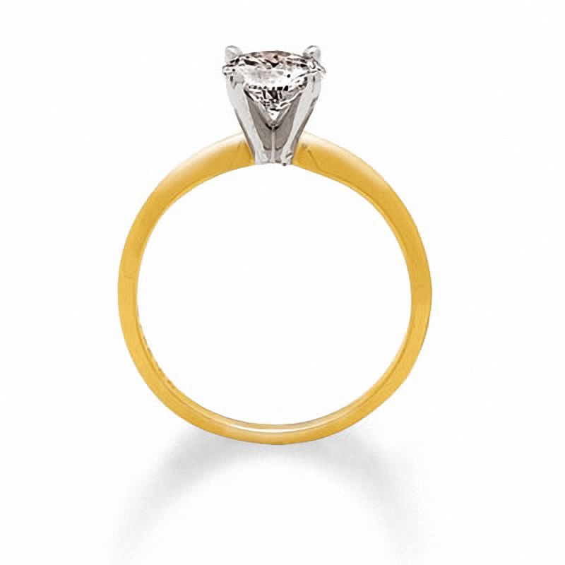 Main Image 3 of 1 CT. T.W. Certified Diamond Solitaire Engagement Ring in 14K Gold