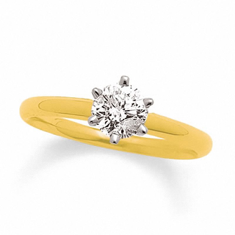 Main Image 1 of 3/4 CT. Diamond Solitaire Engagement Ring in 14K Gold