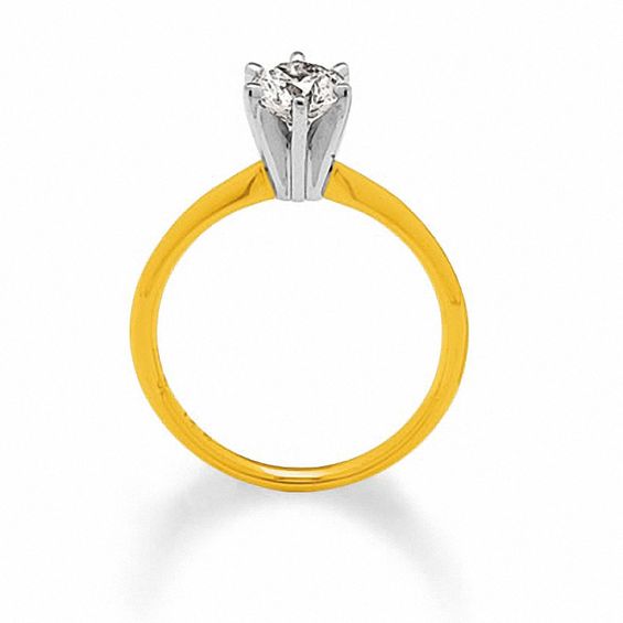 3/4 CT. Diamond Solitaire Engagement Ring in 14K Gold