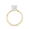 Thumbnail Image 2 of 1 CT. Certified Diamond Solitaire Engagement Ring in 14K Gold (I/I2)