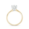 Thumbnail Image 4 of 1 CT. Certified Diamond Solitaire Engagement Ring in 14K Gold (I/I2)