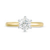 Thumbnail Image 5 of 1 CT. Certified Diamond Solitaire Engagement Ring in 14K Gold (I/I2)