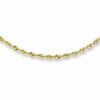 Thumbnail Image 0 of 1.5mm Diamond-Cut Classic Rope Chain Necklace in 14K Gold