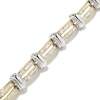 Thumbnail Image 1 of 5 CT. T.W. Diamond Bar Bracelet in 10K Two-Tone Gold - 8.5"