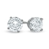 3/4 CT. T.W. Diamond Solitaire Stud Earrings in 14K White Gold (I/I1)